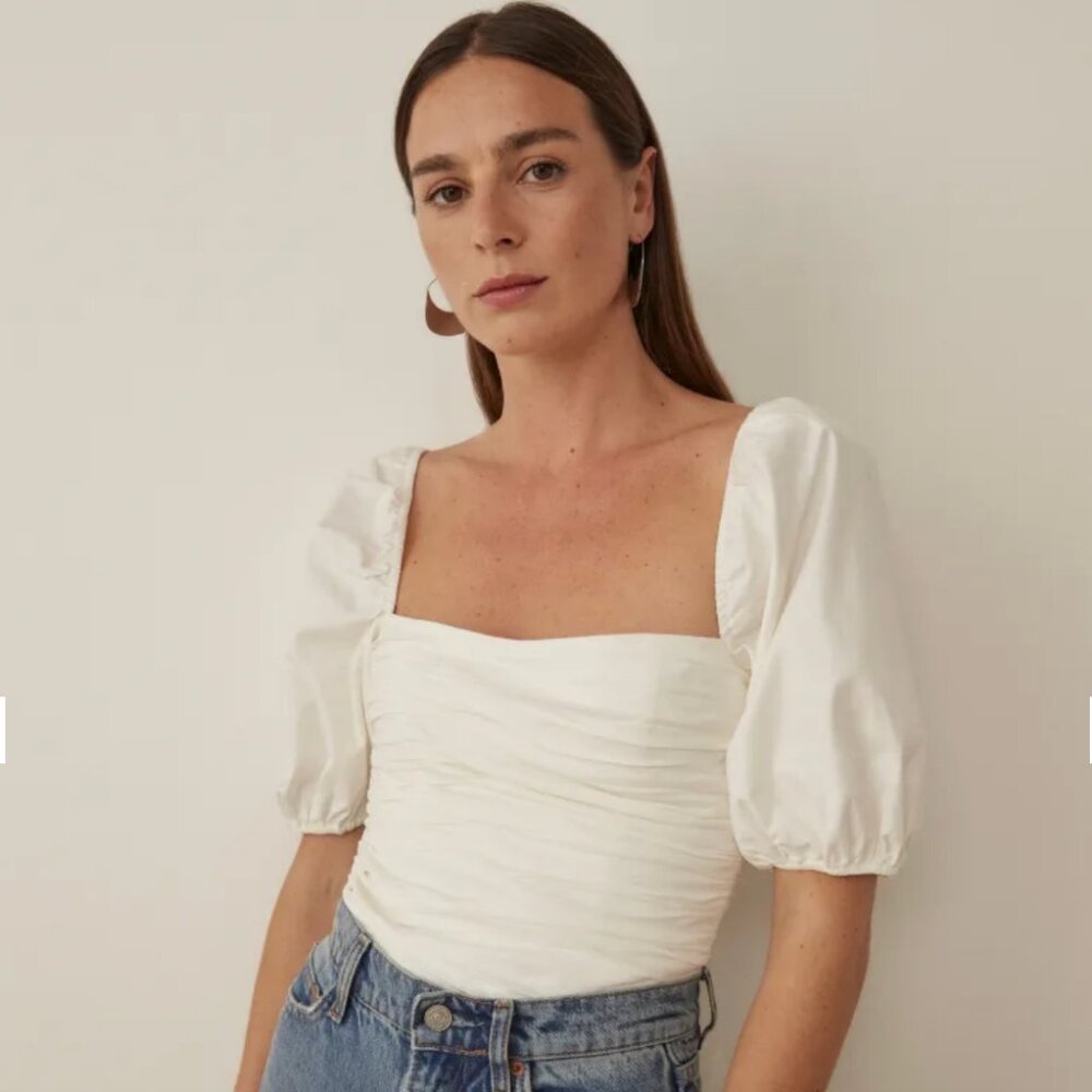 Reformation Barry Top, size 8